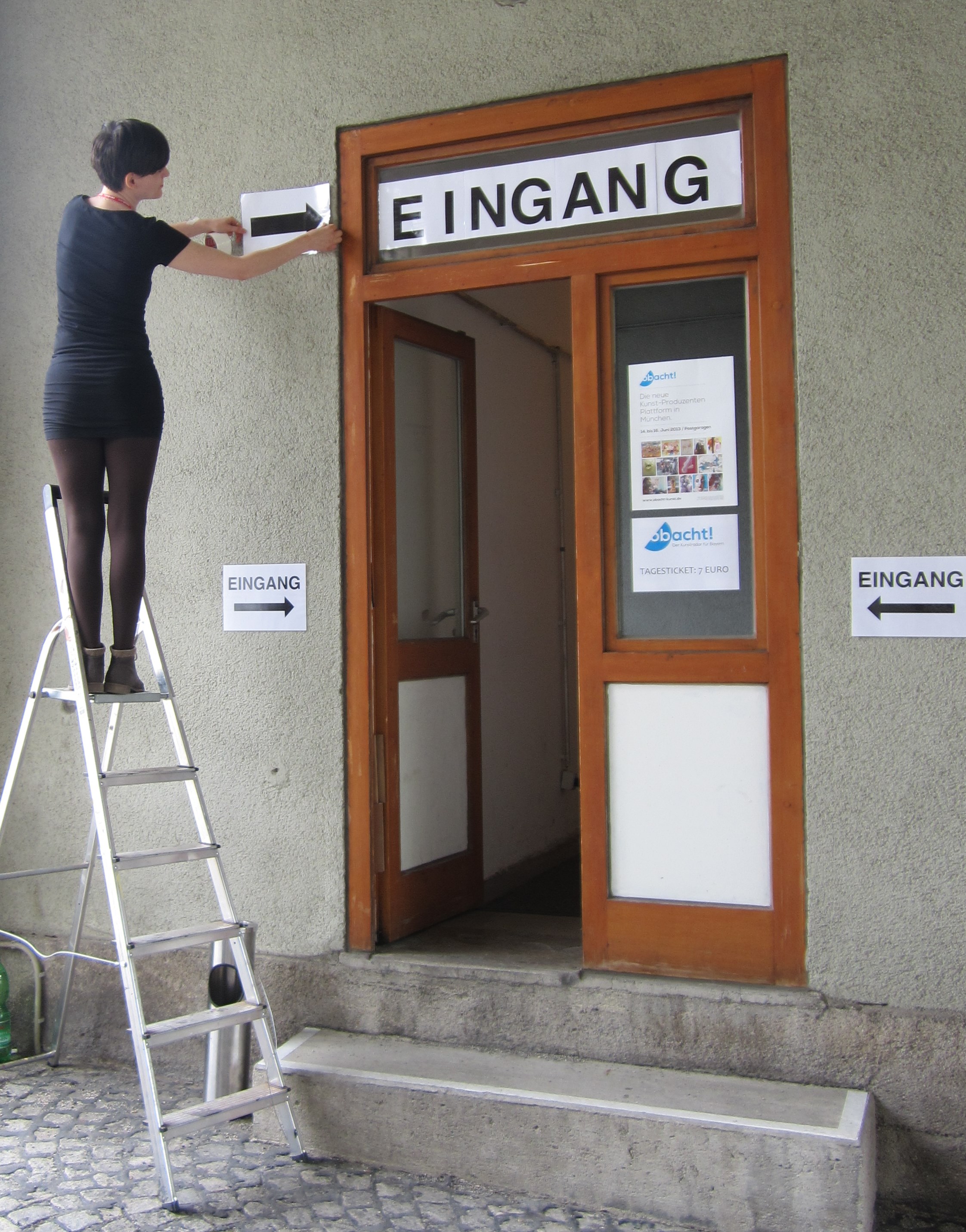 Kurz vor der Eröffnung
